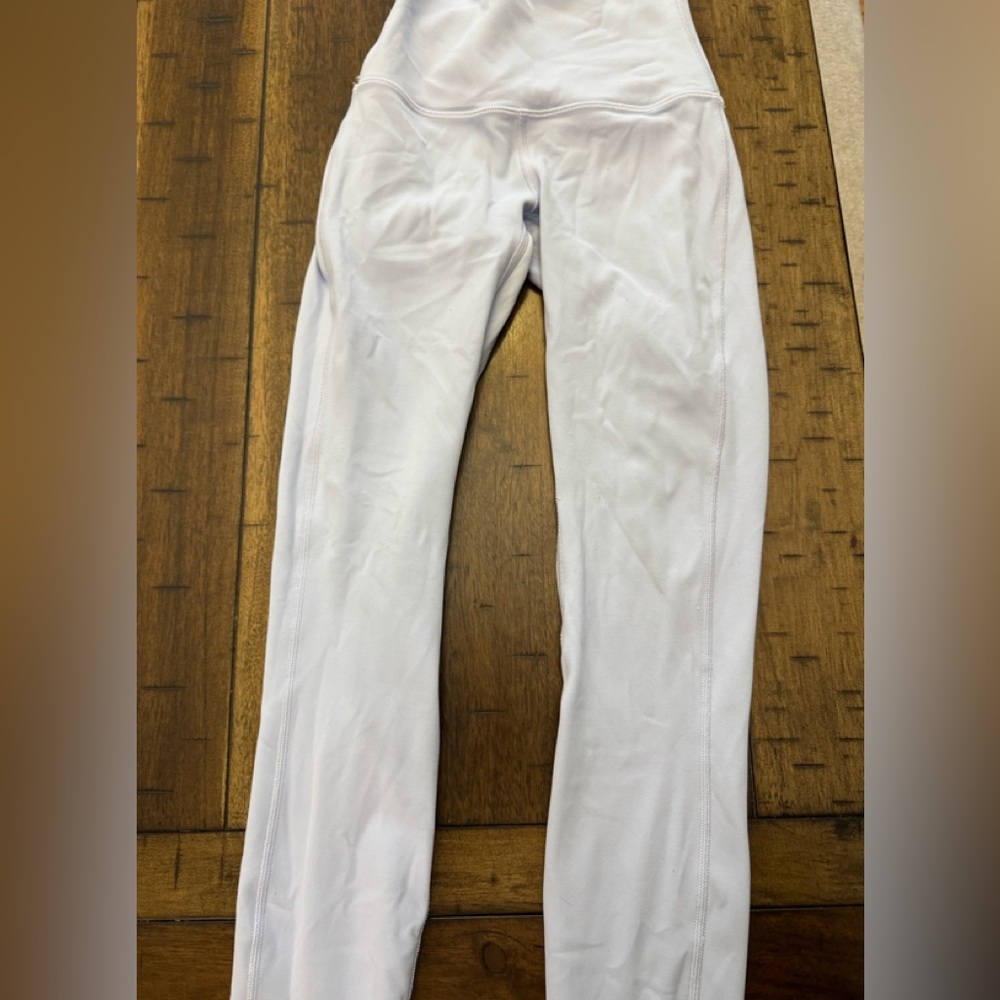Lululemon leggings, size 0, light blue, like new!